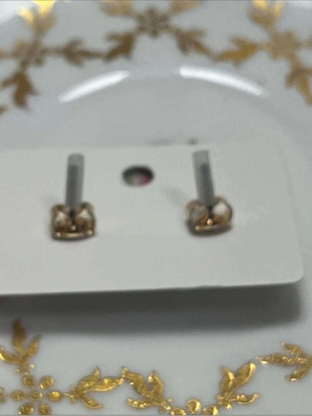J. Crew Blue Green Crystal Stud Earrings